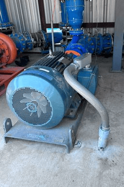 Industrial motor and equipment serviced by Xtreme Electric at a facility near Stephenville, TX.